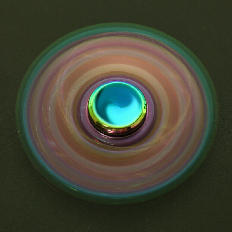 Colorful Tri-Fidget Alloy Big Gear EDC Hand Spinner Anti Stress Reliever