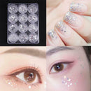 12jars/set Mixed Shaped Nail Art Glitter Sequins Tips Manicure Decor Tools A