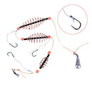 1PC Barbed Spring Hook Cage Hook Carp Fishing Bait With Line Hook Fishing TackOZ