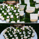 10pcs/Pack Wooden Name Card Photo Menu Holder Clip Wedding Party Decoration