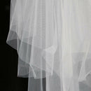 2 Layer Elbow Length Wedding Veil Bridal Veil With Comb Wedding Decor 32"