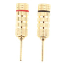 1 Pair of 2mm Banana Plugs Speaker Connector Plugs
