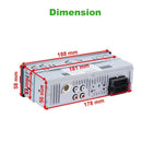 1Din Car Fm Radio Mp3 Wma Player Bluetooth Aux Audio Player Rk-535