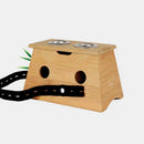 Bamboo Moxa Moxibustion Box Acupuncture Relaxation Roller Stick Holder Neck Z5T4