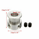 2X GT2 Pulley 20 Teeth Bore 5mm + 8ft 2.5m 2GT GT2 Timing Belt & 2X Idler 4 V3T2