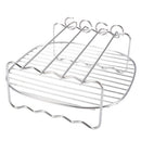 Barbecue Replacement Air Fryer Stainless Steel Double-deck Baking Tray Holder