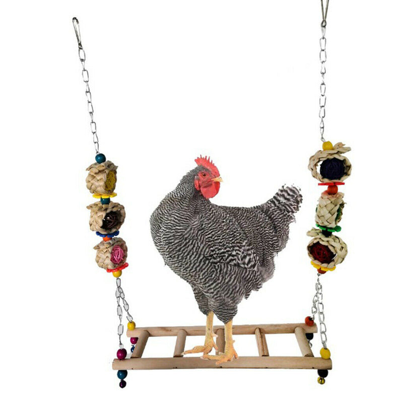 Set of 3 Chicken Ladder Perch Stand for Chicken Rooster Hens Large Birds