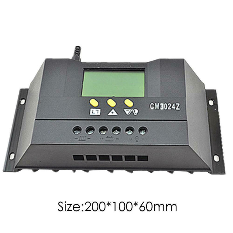 CM3024Z Solar Regulator Charge Controller Charge 30A LCD Solar Panels Genetator