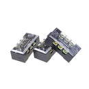 3x TB-1503 3 Positions Dual Rows Covered Screw Terminal Block 600V 15A Hot