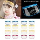 16Pcs Kids Clear Safety Full Face Shield Cover Visor Hat Protector Anti-Fog
