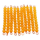 Montessori 10 Pieces 8.5cm/3.34inch Ten-beads Bar Kids Early Learn 1-100 Numbers