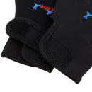 Swimming Diving Training Exercise Hand Paddle Webbed Gloves Neoprene Black