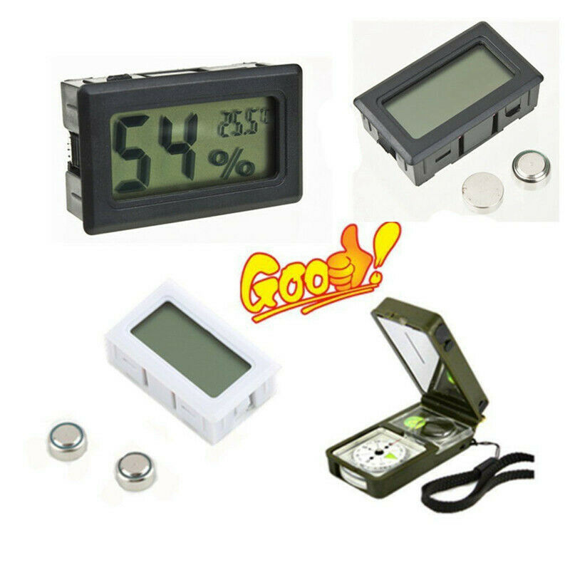 Mini Digital LCD Indoor Thermometer Hygrometer Humidity Temperature Meter Pet Sp