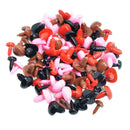 100 Pcs Plastic Safety Nose for Teddy Bear Animal Toys DIY Making Craft