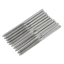 10 Pieces Stainless Steel Lag Stud Hand Swage Cable Railing- for 1/8in Cable