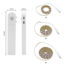 Pir Motion Sensor 60Led Bed Closet Night Light Dimmable Flexible Led Strip