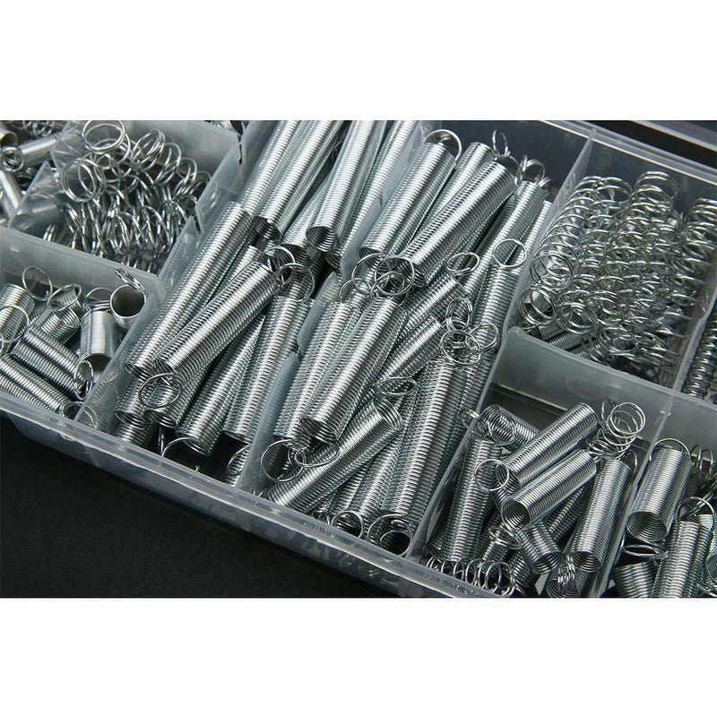200pcs Steel Spring Extension Tension Pressure Springs Set Hardware Tools