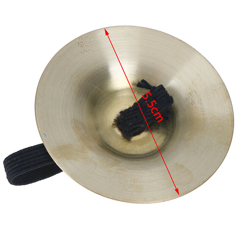 Pro Finger Cymbal 2PCs Belly Dance Finger Cymbals Instrument Parts AccessoN`US