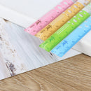 2Pcs/Lot Cute Cartoon Animal Mini Ruler 12Cm Straight Ruler Measure Statione 3C