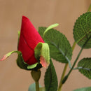 Vivid Artificial Flower Daisy Rose Floral Eglantine Bonsai Decor Red