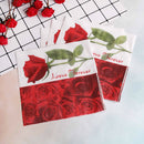 20Pcs rose wedding paper napkins for decoupage wedding decoration supplies TEUS