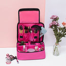 Professional Large Makeup Bag Cosmetic Case Storage Handle Organizer Travel J5Y7