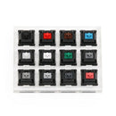 Acrylic Keyboard Tester 12 Clear Plastic Keycap Sampler for Cherry MX Switc