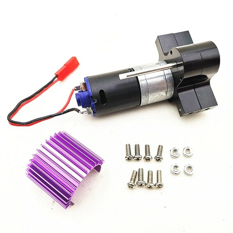 Upgraded Metal Transfer Gear Box With 370 Motor For Wpl 1/16 4Wd 6Wd Jjrc Q N2Y8