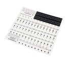 Removable Key Stickers for 37 49 54 61 88 Keys Electronic Keyboard Piano