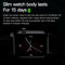 Fashion Smart watch IP68 Waterproof Full Touch Screen Wristwatch Black