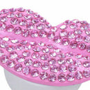 Car air freshener Rhinestone Pink Lips Locket Aromatherapy essential oil Di