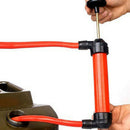 Portable Manual Car Siphon Pump Fuel Gas Transfer Oil Liquid Hand Air Pumps Kit
