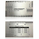 1PC String Action Gauge Ruler Guide Setup Measuring For Guitar Luthier Tools