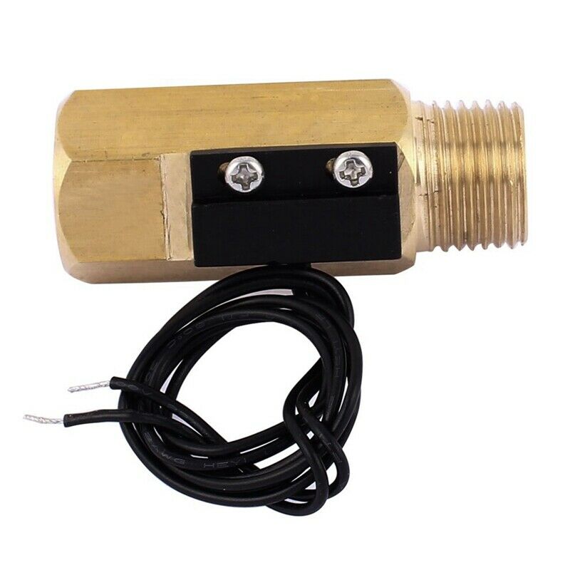 G1/2 Inch Thread Liquid Water Flow Switch Flowmeter Fluidmeter 1.2-12L/Min  K9Z2