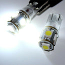 12V 5 SMD LED Car Auto Light Bulb White Light Parking Safe Car Side Lamp