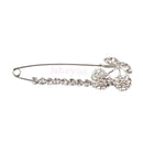 Lovely Crystal Cherry Shape Safety Pin Scarf Brooch Pin Lady Brooch Charms