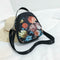Print Shoulder Messenger Handbags Nylon Women Small Crossbody Bags (Rose)