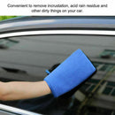 Premium Car Clay Mitt Glove for Detailing Polish Clay Bar Reusable Blue 5.5*8.7"