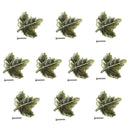 Zinc Alloy Leaves Handle Drawing Cupboard Door Knobs Cabinet Wardrobe Pull