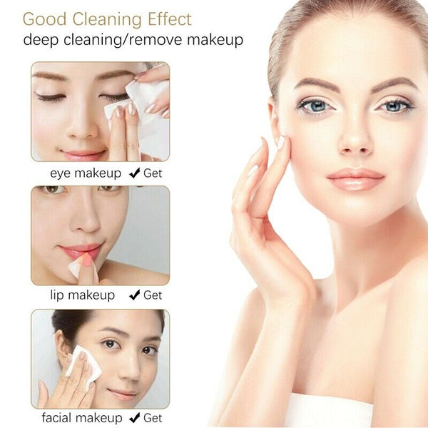 500Pcs/Bag Korean Facial Organic Cotton Pads Facial Cleaning Nail Polish Re B3K6