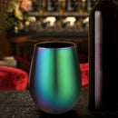 Stainless Steel Wine Glass Coffee Tea Mug Beer Tumbler Milk Drinking Cup 500ml