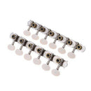 6R6L 12 String Acoustic Guitar Tuning Key Peg Machine Head String Tuner H7 V5