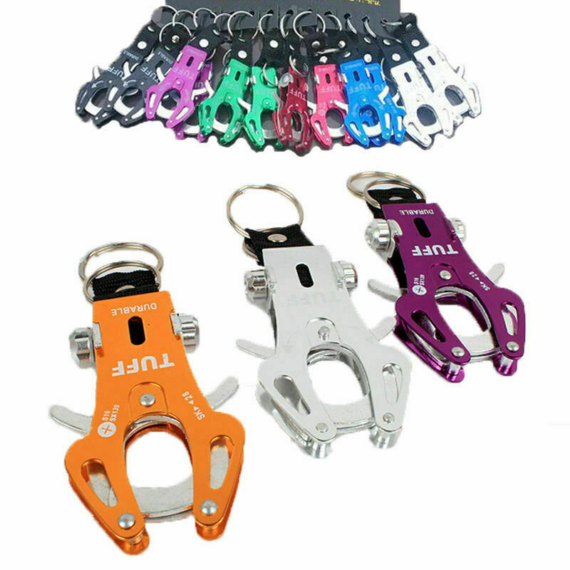 Tiger Hook Lock Carabiner Clip Hiking Climbing Kit Keychain Buc Ring Key L0O8