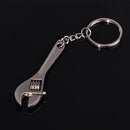 Stainless Steel Adjustable Creative Wrench Spanner Keychain Ring Keyring Tools