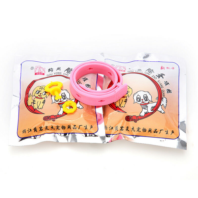 Dog Kitten Adjustable Pet Collar Neck Strap Remedy Anti Flea Mite Acari Tick  SE