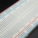 MB-102 Solderless Breadboard Protoboard 830 Tie Points 2 Buses Test Circuit 3C