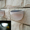 2018Waterproof 6 LED Solar Power Light Sensor Wall Light Outdoor Garden Fen