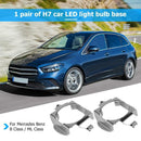 1 Pair H7 LED Headlight Bulb Base Adapters Holders Retainers for B/ML Class A