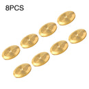 8pcs Turntable Recorder Isolation Feet Protective Stand Base Speaker Spike Pad
