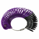 Plastic Finger Sizer Ring Gauge UK L - W US 3 - 13